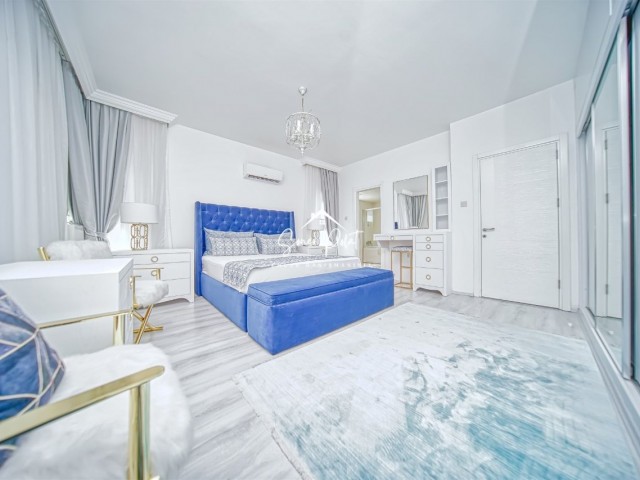 3+1 freistehende Luxusvilla zur Miete in Girne Karaoğlanoğlu Lemon Park Site