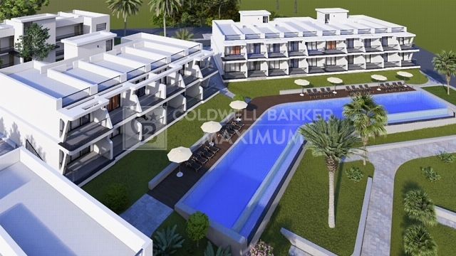 1+0 Flats for Sale in a Special Site in the Tatlısu Region of Cyprus