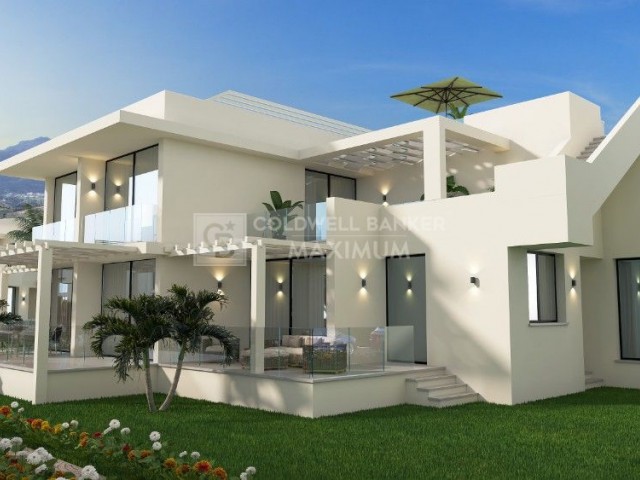 2+1 Penthouse-Wohnungen zum Verkauf mit Meerblick in der Region Kyrenia Esentepe, Zypern