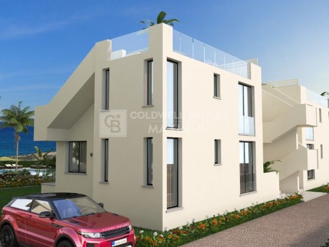 2+1 Penthouse-Wohnungen zum Verkauf mit Meerblick in der Region Kyrenia Esentepe, Zypern
