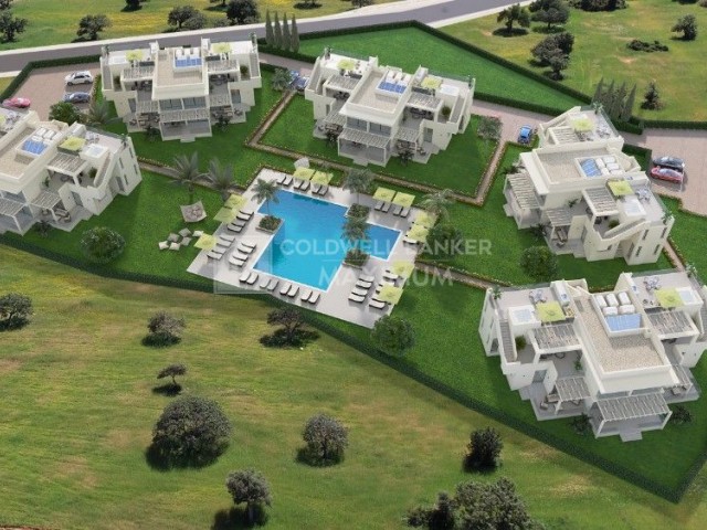 Kıbrıs Girne Esentepe Bölgesinde Deniz Manzaralı Satılık 2+1 Penthouse Daireler