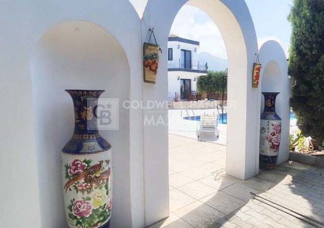 4+1 Villa for Rent with Private Pool and Landscape in Çatalköy, Kyrenia