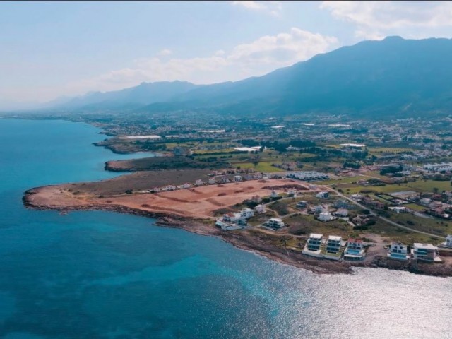 1+1 Duplex Apartments in a Very Special Site within Walking Distance to the Sea for Sale in Cyprus Kyrenia Karşıyaka