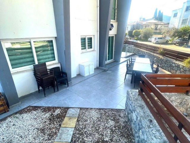 FURNISHED 2+1 FLAT FOR SALE ON THE GROUND FLOOR IN KARAOĞLANOĞLU, CYPRUS GIRNE