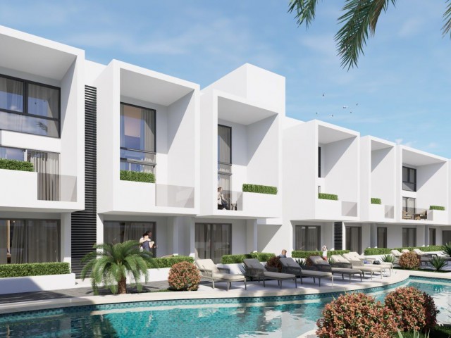 1+0 Flats for Sale in a Special Complex in İskele Long Beach, TRNC