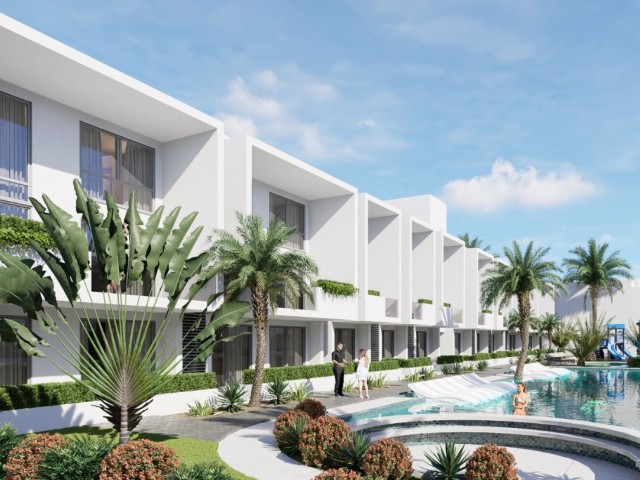 1+0 Flats for Sale in a Special Complex in İskele Long Beach, TRNC