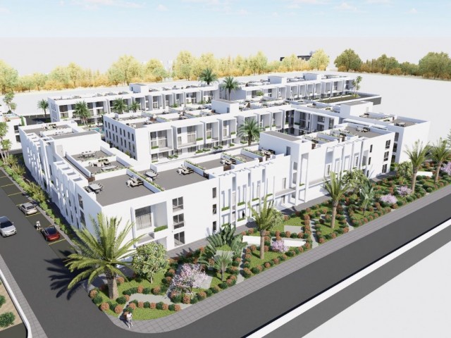 KKTC, İskele Long Beach'de Özellikli Site İçerisnde Satılık 2+1 Daireler