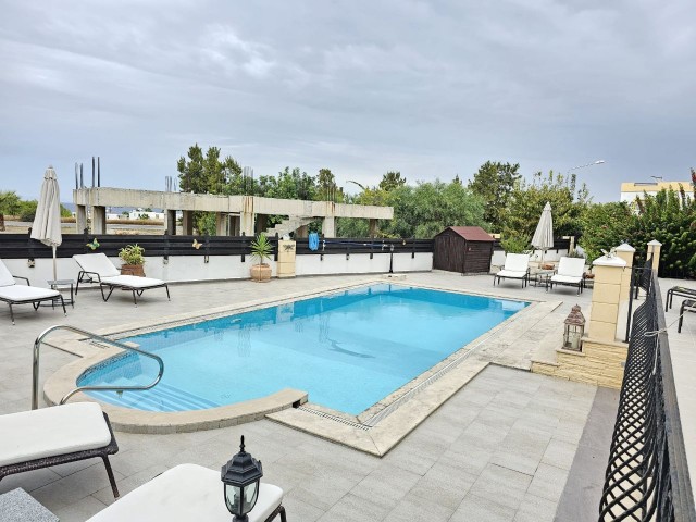 3+1 Villa zum Verkauf mit privatem Pool, vollem Meerblick, großem Nutzungsbereich in Zypern, Kyrenia, Region Esentepe
