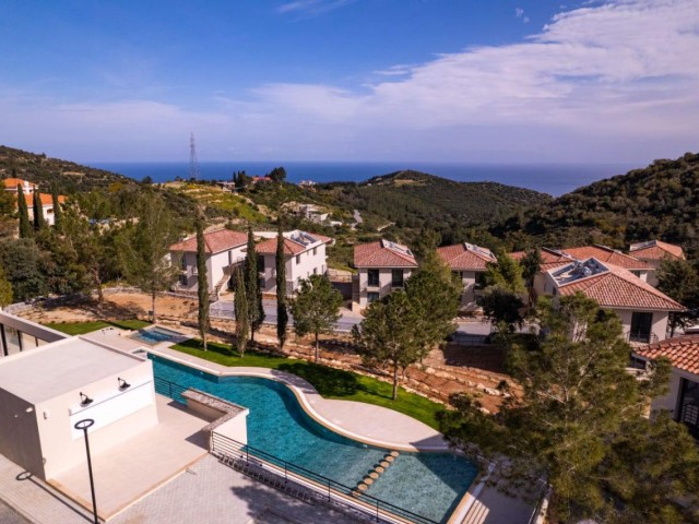 Продается садовый этаж на особенном участке с панорамным видом на море на Кипре, Кирения Ilgaz