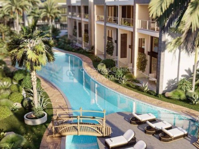 Kıbrıs Girne Karşıyaka da Denize Yürüme Mesafesinde 1+1 Loft Daireler