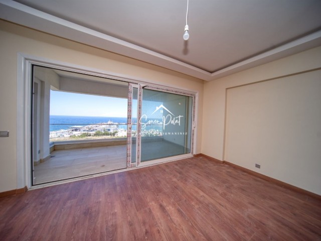 3+1 Apartment am Wasser mit freiem Meerblick im Zentrum von Kyrenia, Zypern!