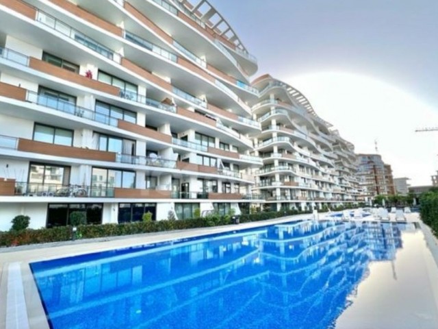 Роскошная квартира 2+1 с видом на море на продажу в центре Кирении