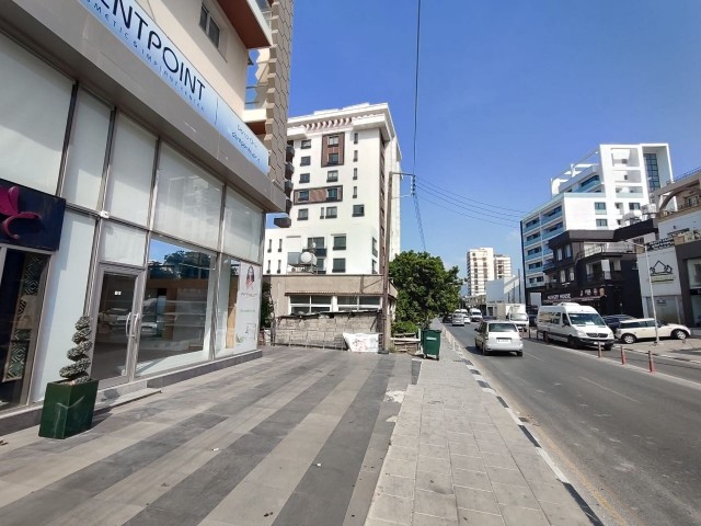 Sende Storey Shop for Rent on the Main Road in Kyrenia Center