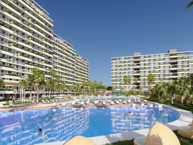 1+0 Opportunity Apartment For Sale With Payment Plan In Block F In Grand Sapphire, The Best Project Of TRNC Iskele