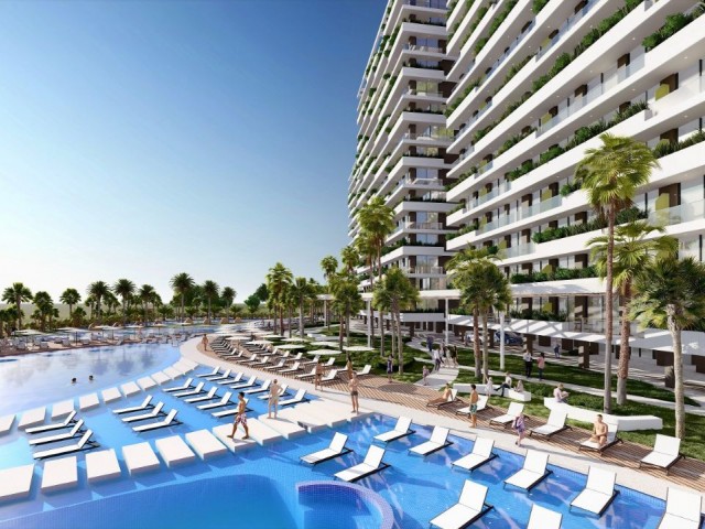 1+1 Opportunity Apartment For Sale With Payment Plan In Block F In Grand Sapphire, The Best Project Of TRNC Iskele