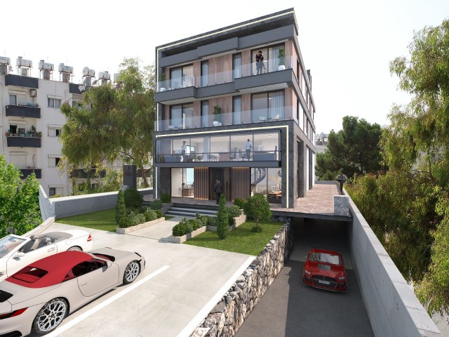 Zu Verkaufen 2+1 Luxuswohnungen Mit Zahlungsplan Auf Der Hauptstraße In TRNC Kyrenia Alsancak