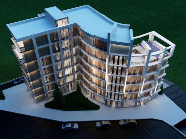 Girne Merkez de Türk Koçanlı Modern Tasarım Satılık Penthouselar