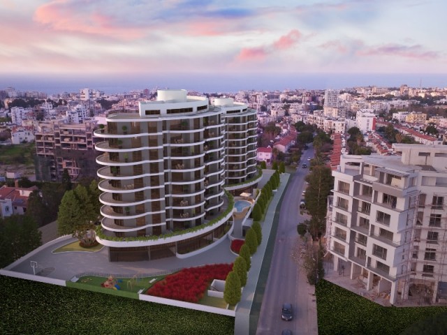 1 +1 APARTMENTS FOR SALE WITH SEA AND MOUNTAIN VIEWS IN THE CENTER OF KYRENIA IN THE TRNC ** 