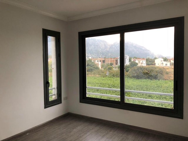 Garden and Upper Floor Flat for Sale in Kyrenia Alsancak, Cyprus, Walking Distance to the Sea