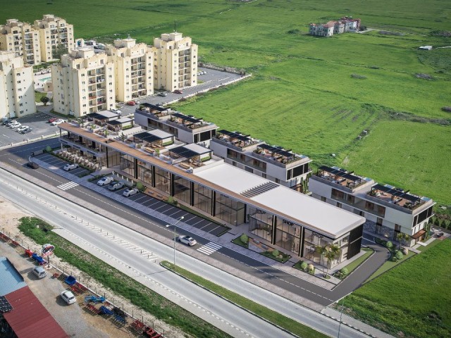 ISKELE  – ISKELE CENTRE 190 M2 CLOSED AREA + 95 M2 ROOF TERRACE  SHOPS           FOR SALE   ***WITH PRICES STARTING FROM 294,000 STG***