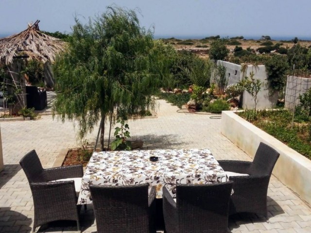 KARPAZ - YENİ ERENKOY - 3 BEDROOM STONE HOUSE WITH THE SEA VIEW  **£275.000***