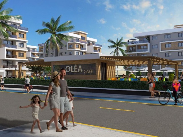 GEÇİTKALE OLEA RESIDENCE  1+1  *** £60.000’DEN BAŞLIYAN FİYATLARLA*** Yeni proje!!!