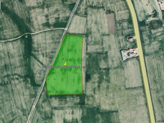 ALANICI       57775 METERS SQUARELAND FOR SALE  *** £268.000 STG ***