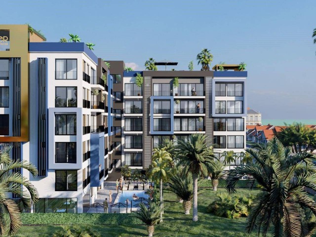 MCKENZIE’DE SATILIK  1+1 DAİRE ***£105.000***  ISKELE -LONG BEACH     