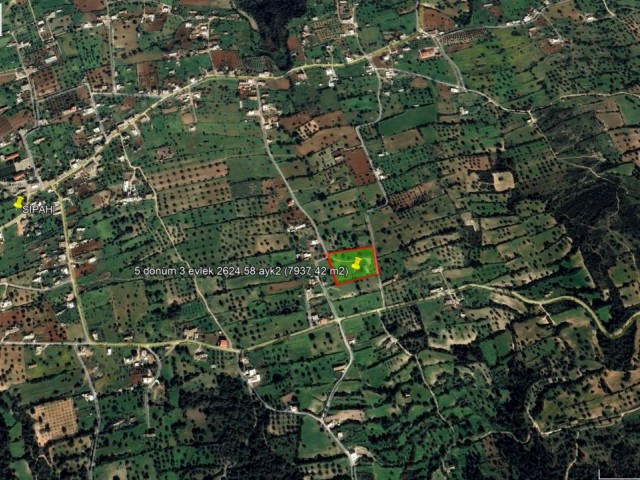 LAND FOR SALE SIPAHI 7937.42  Meters square ***£70.000 STG PER DONUM *** 