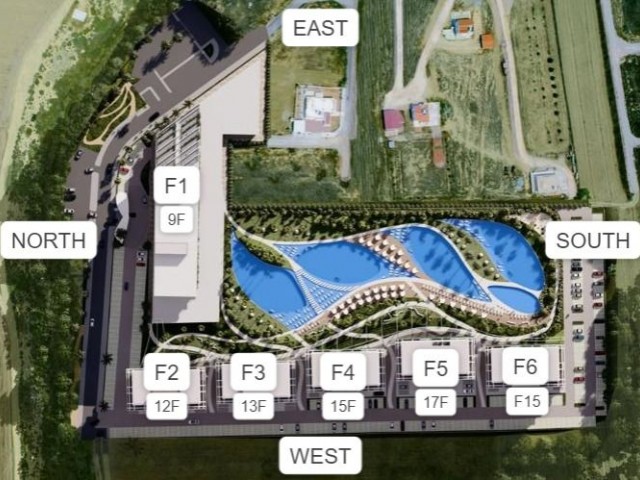 КВАРТИРА 1+1 В GRAND SAPPHIRE RESORT ЦЕНА £122.000  ИСКЕЛЕ-  ЛОНГ БИЧ    