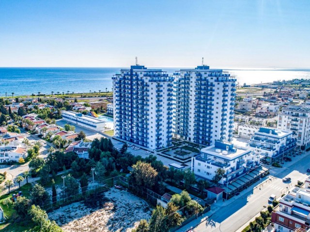 İSKELE NOYANLAR-LONG BEACH     DENİZ MANZARALI SATILIK  STÜDYO DAİRE ***£66.500***