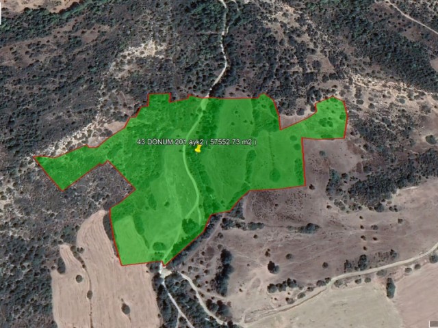 GRUNDSTÜCK ZUM VERKAUF IN KAPLICA FÜR 27.000 £ IM DEZEMBER, INSGESAMT 43 ABGESCHLOSSEN, 201 AYK2 (57552,73 m2)