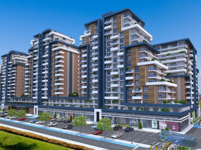 2+1 SATILIK DAİRE  RIVERSIDE LIFE RESIDENCE  *** £159.000 *** İSKELE -LONG BEACH   