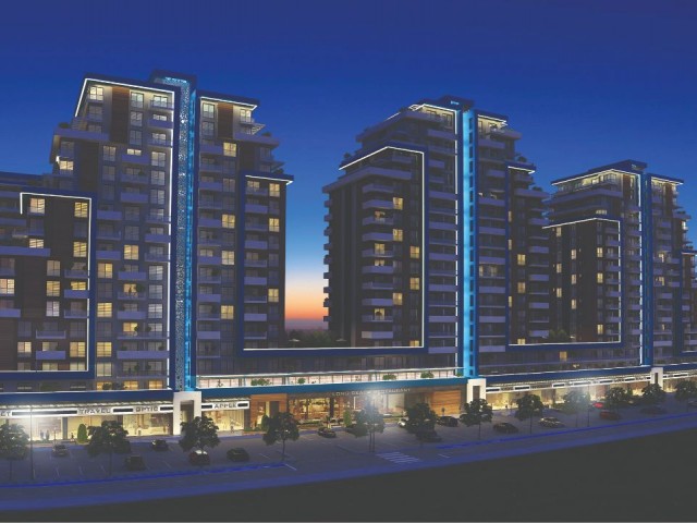 2+1 SATILIK DAİRE  RIVERSIDE LIFE RESIDENCE  *** £159.000 *** İSKELE -LONG BEACH   