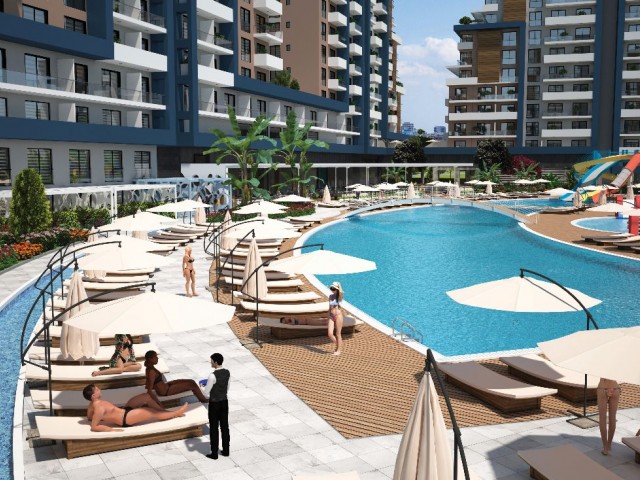 2+1 SATILIK DAİRE  RIVERSIDE LIFE RESIDENCE  *** £159.000 *** İSKELE -LONG BEACH   