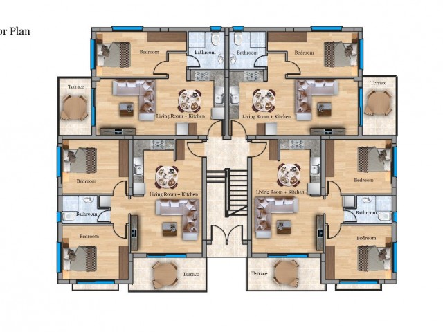 2+1 WOHNUNG ZUM VERKAUF IN RIVA PARK ***£139.000***