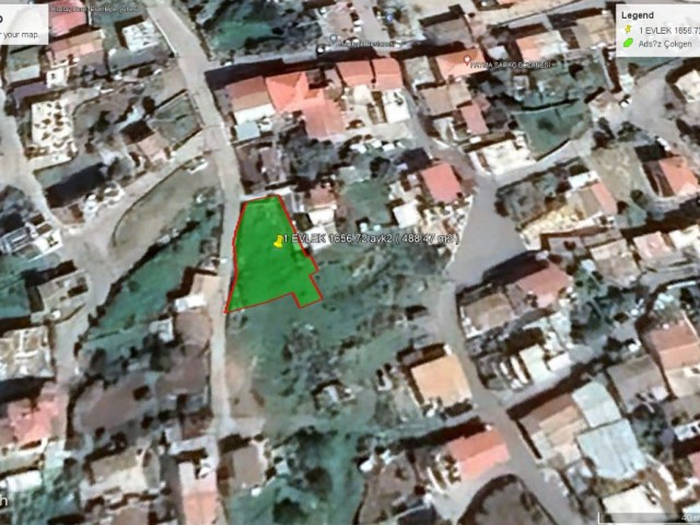 LAND FOR SALE IN ESENTEPE  TOTAL 488.47 SQUARE METERS