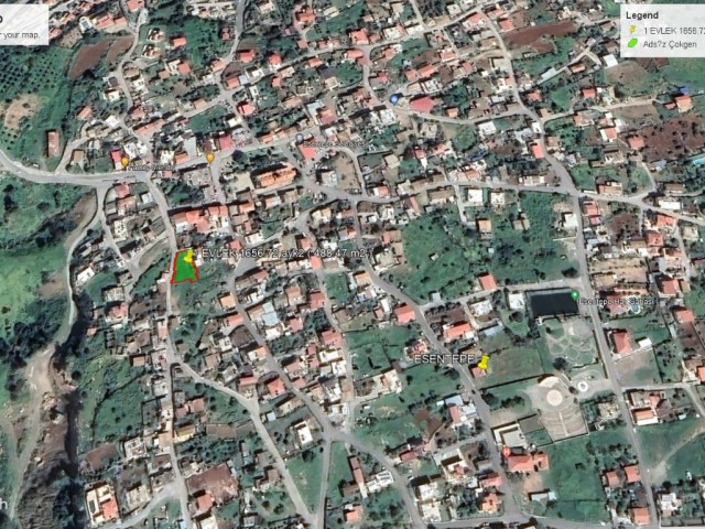 LAND FOR SALE IN ESENTEPE  TOTAL 488.47 SQUARE METERS