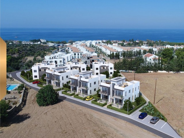 Girne Alsancak'ta 1+1 ve 2+1 Daireler Satılık 