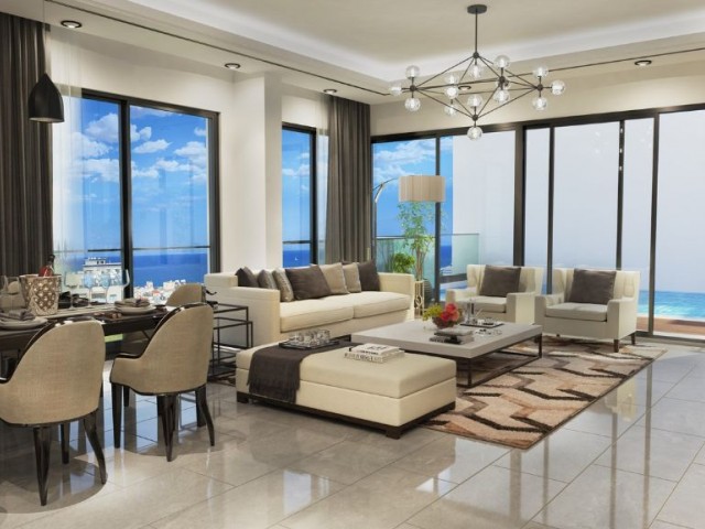 Girne Merkez'de satılık 3+1 Penthouse