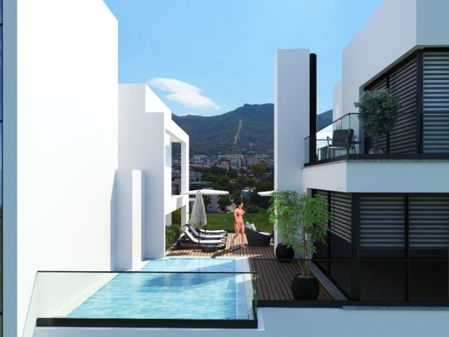 3+1 Penthouse zum Verkauf im Zentrum von Kyrenia ** 