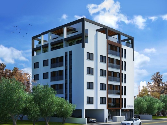 Lefkoşa'nın Tam Merkezi Yenişehir'de satılık 2+1 Penthouse