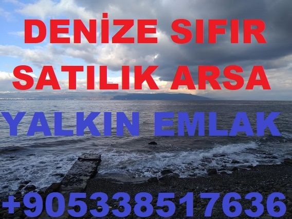 GİRNE'DE SATILIK  KARŞIYAKA'DA DENİZE SIFIR MUHTEŞEM BİR ARSA