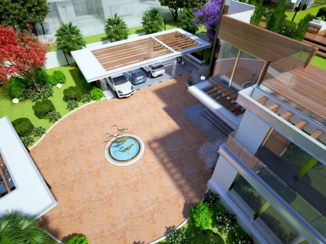 KYRENIA BELLAPAISTE 1000 SQUARE METER 7 BEDROOM VILLA FOR SALE WITH SAUNA TURKISH BATH ULTRA LUXURY FRONT VIEW FOR SALE IN THE CASE OF THE PROJECT ** 