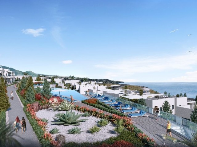 2 bedroom new apartment by the sea for sale in Kyrenia, Esentepe