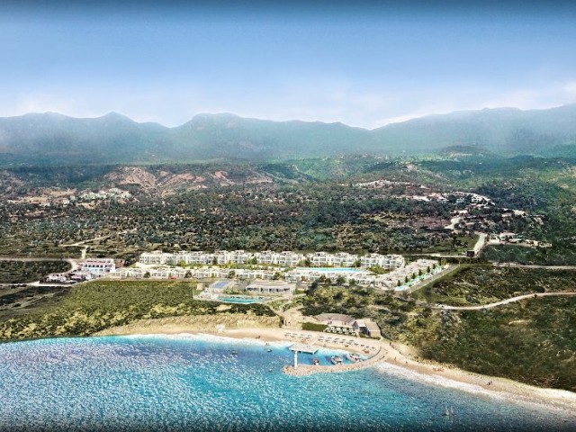 2 bedroom new apartment by the sea for sale in Kyrenia, Esentepe