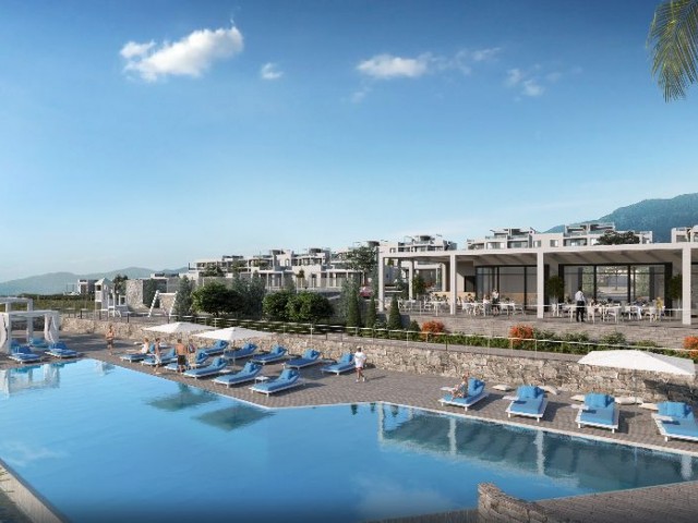 2 bedroom new apartment by the sea for sale in Kyrenia, Esentepe