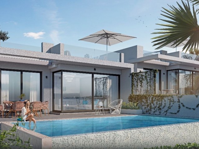 Neues penthouse am Meer zum Verkauf in Kyrenia Esentepede mit 3 Schlafzimmern ** 