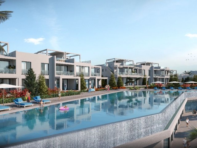 Girne Esentepede 3 yatak odalı satılık yeni denize sıfır penthouse