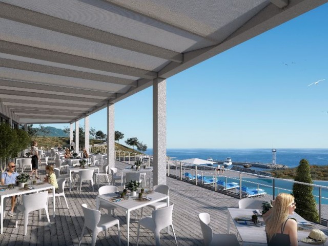 Neues penthouse am Meer zum Verkauf in Kyrenia Esentepede mit 3 Schlafzimmern ** 